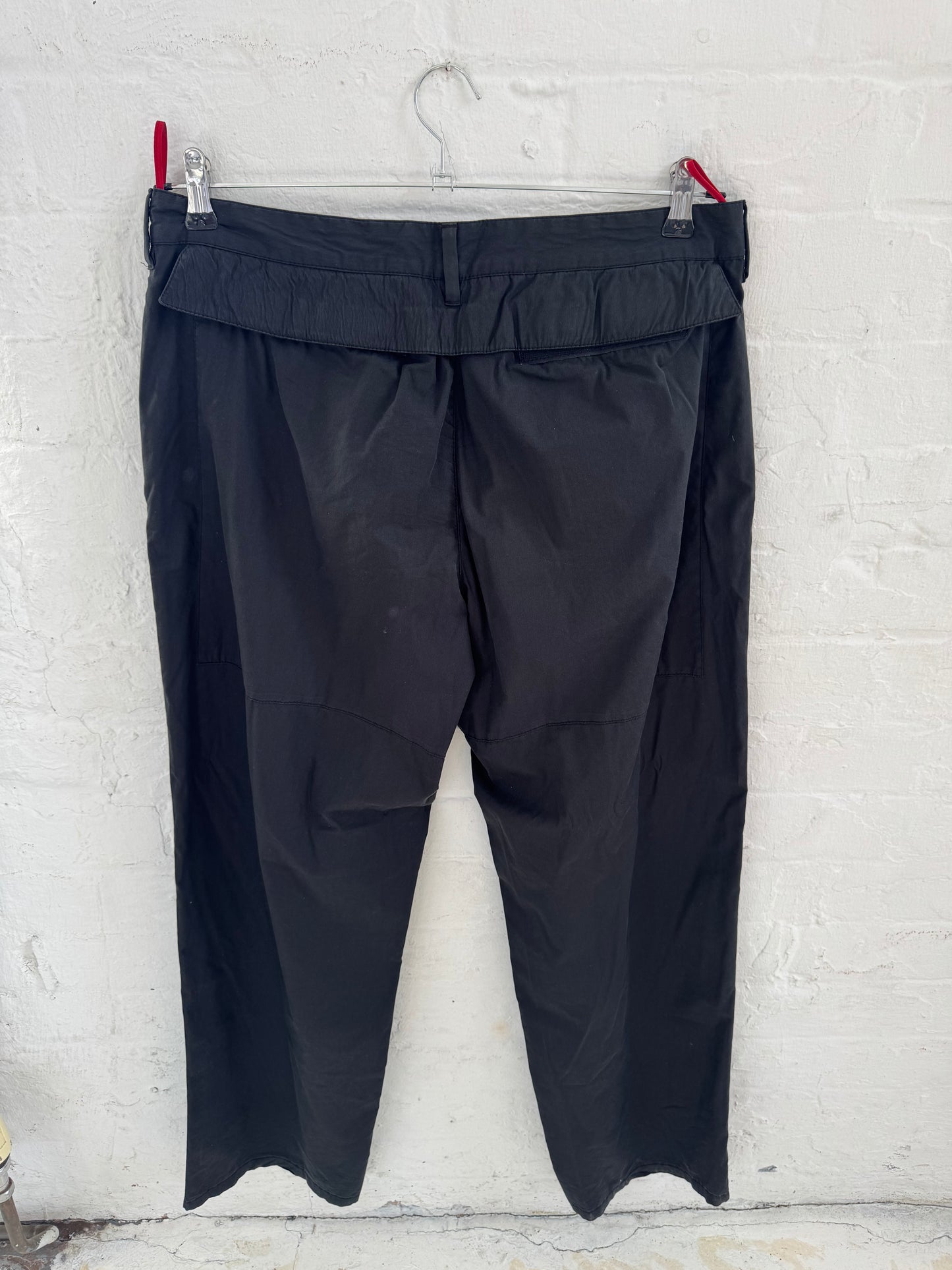 '00s Prada Sport Panneled Nylon Tech Pant (33)