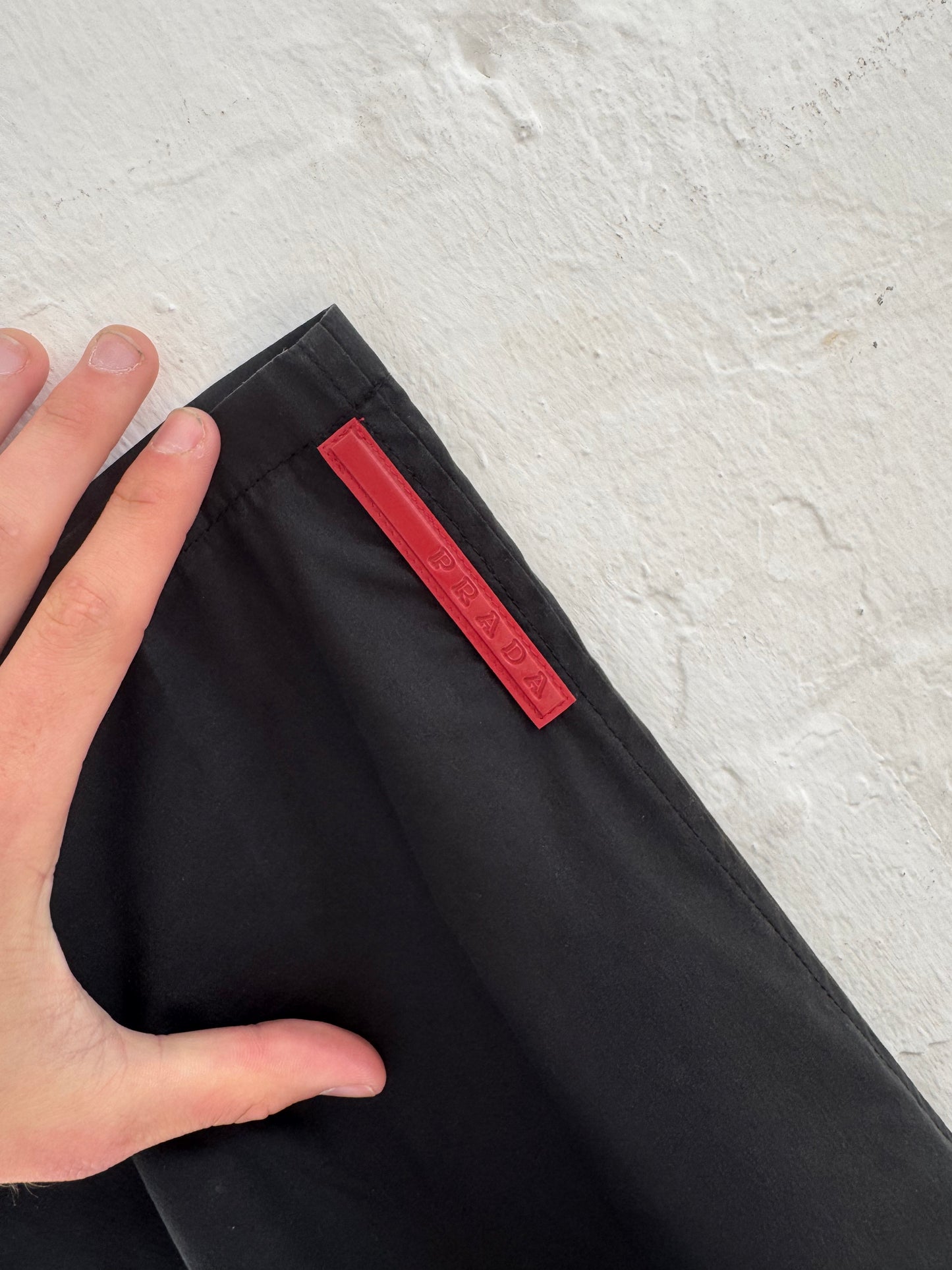 '00s Prada Sport Panneled Nylon Tech Pant (33)