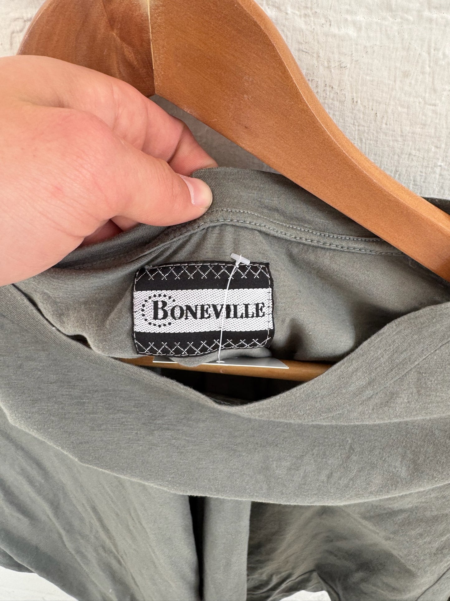 '80s Bonneville Cropped Washed T-Shirt (L/XL)
