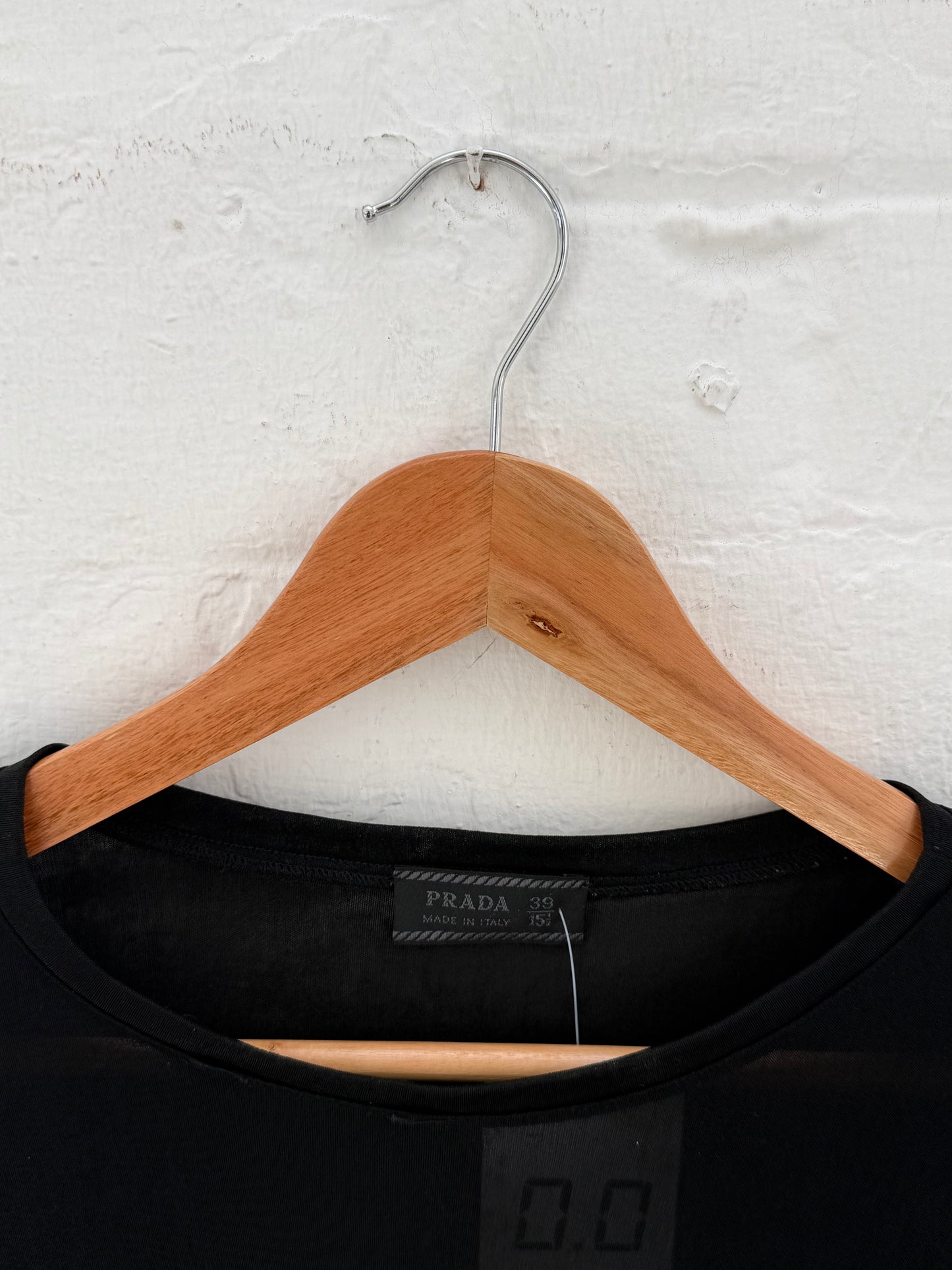 '99 Prada Micro Mesh Shirt/Long Sleeve Hybrid (S/M)