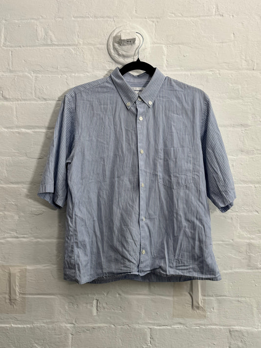 '09 Comme Des Garcons SHIRT Box Fit Cropped Button Up Shirt (S/M)