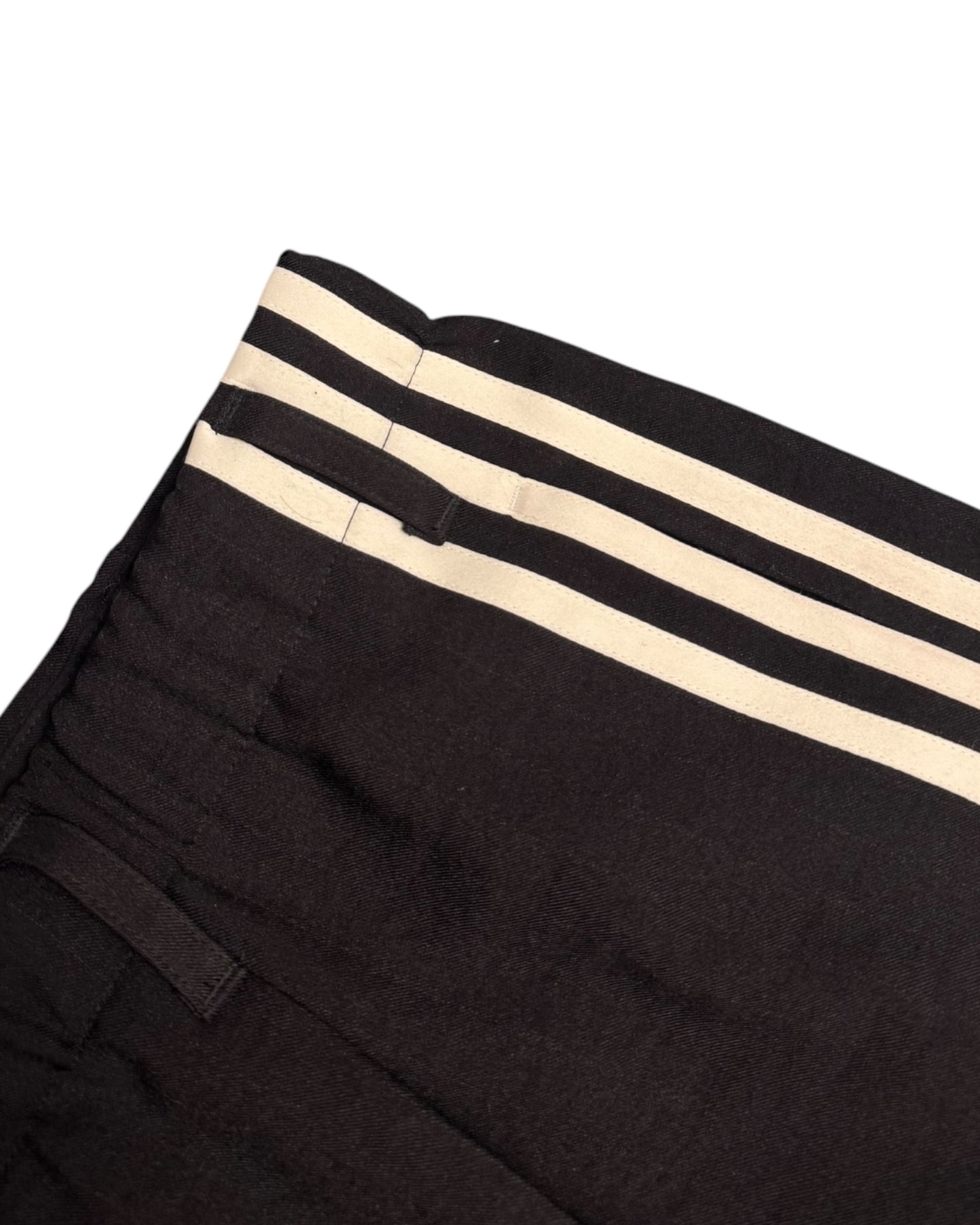 '16 Yohji Yamamoto X Adidas Pleated 3 Stripe Wide Trousers (32)