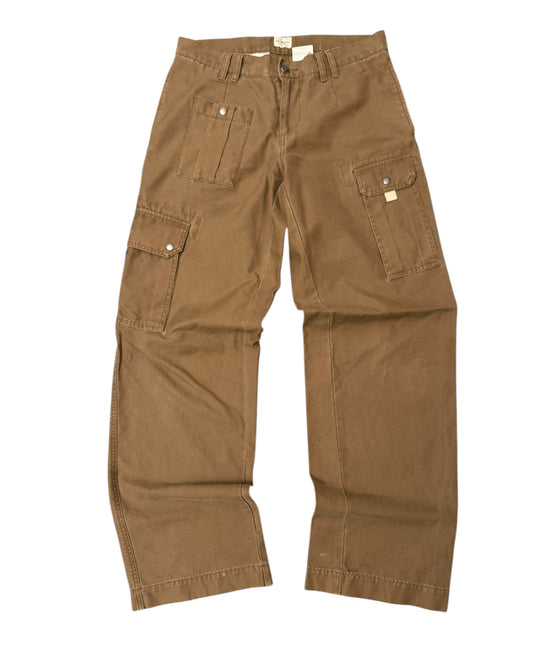 90s Calvin Klein Jeans Multi-Pocket Baggy Cargo Twill Pants (32)