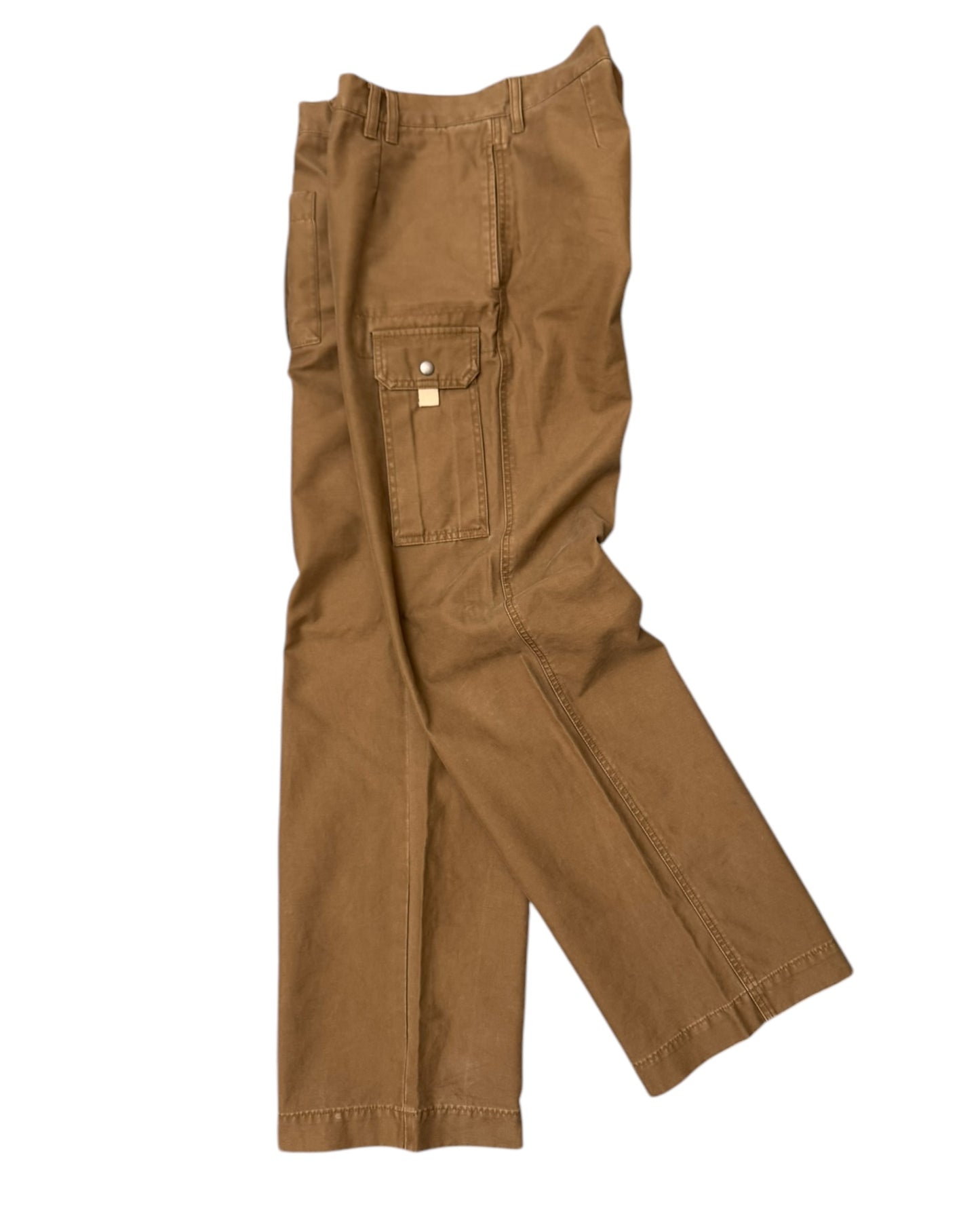 90s Calvin Klein Jeans Multi-Pocket Baggy Cargo Twill Pants (32)