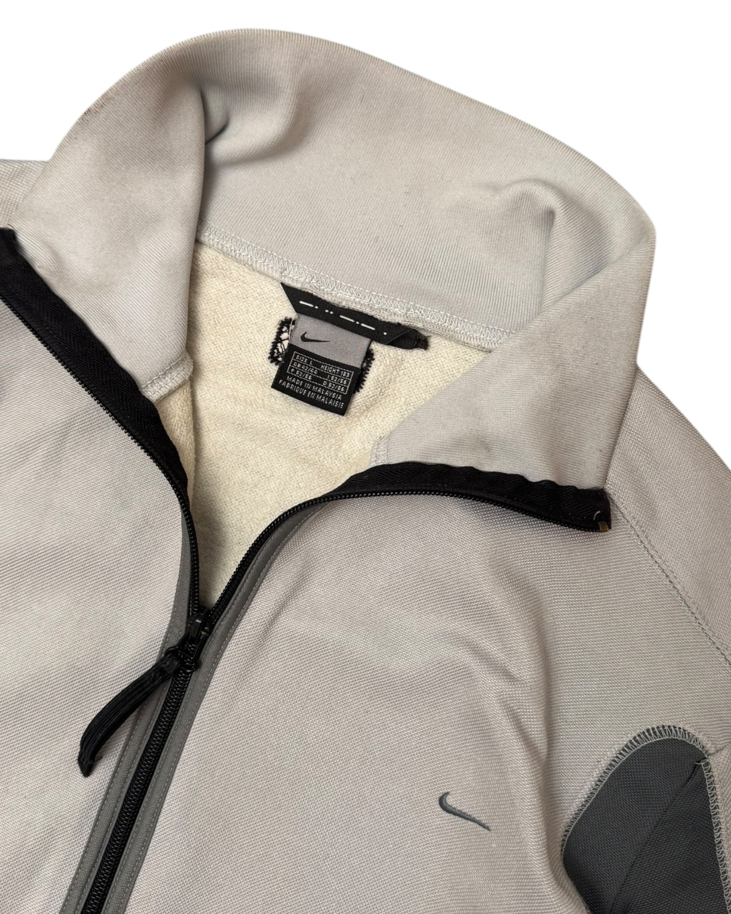 '01 Nike Morse Code Panelled Overlock Stitched Technical Zipup (M/L)