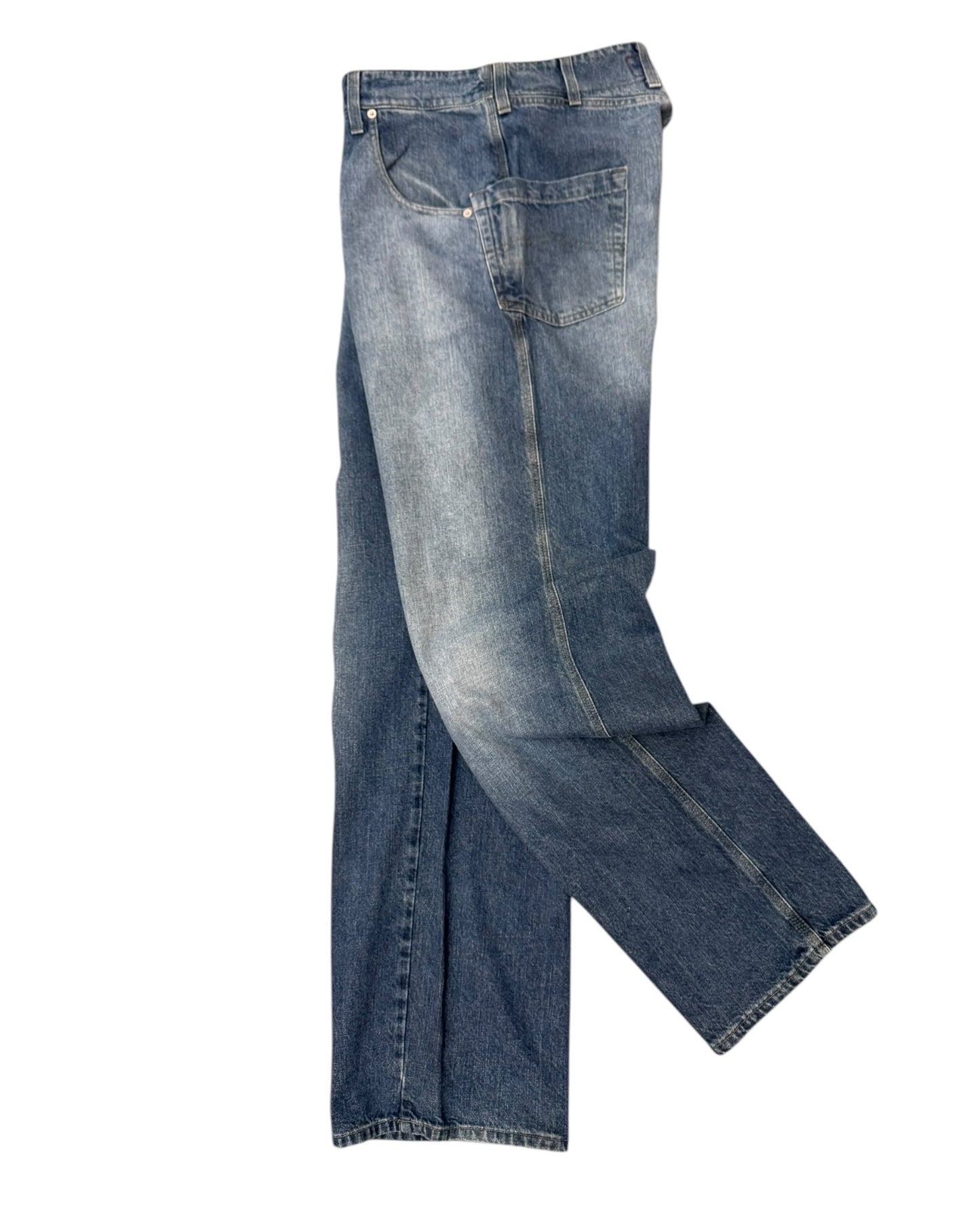 00s Armani Jeans Asymmetrical Carpenter Baggy Jeans (32)