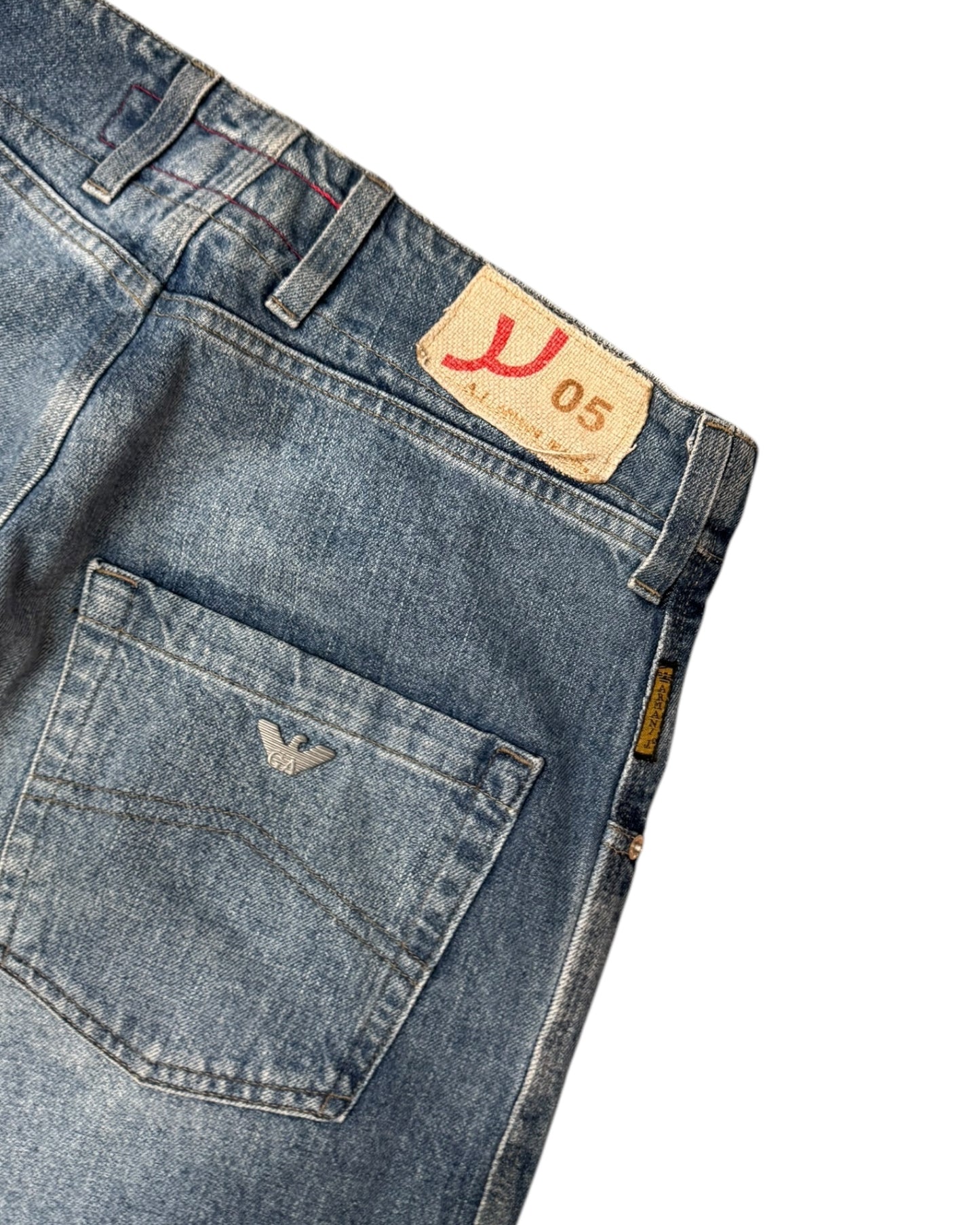 00s Armani Jeans Asymmetrical Carpenter Baggy Jeans (32)