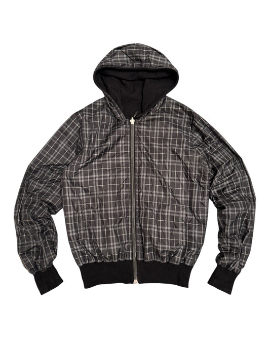 00s Armani Jeans Lined Plaid Windbreaker (S/M)