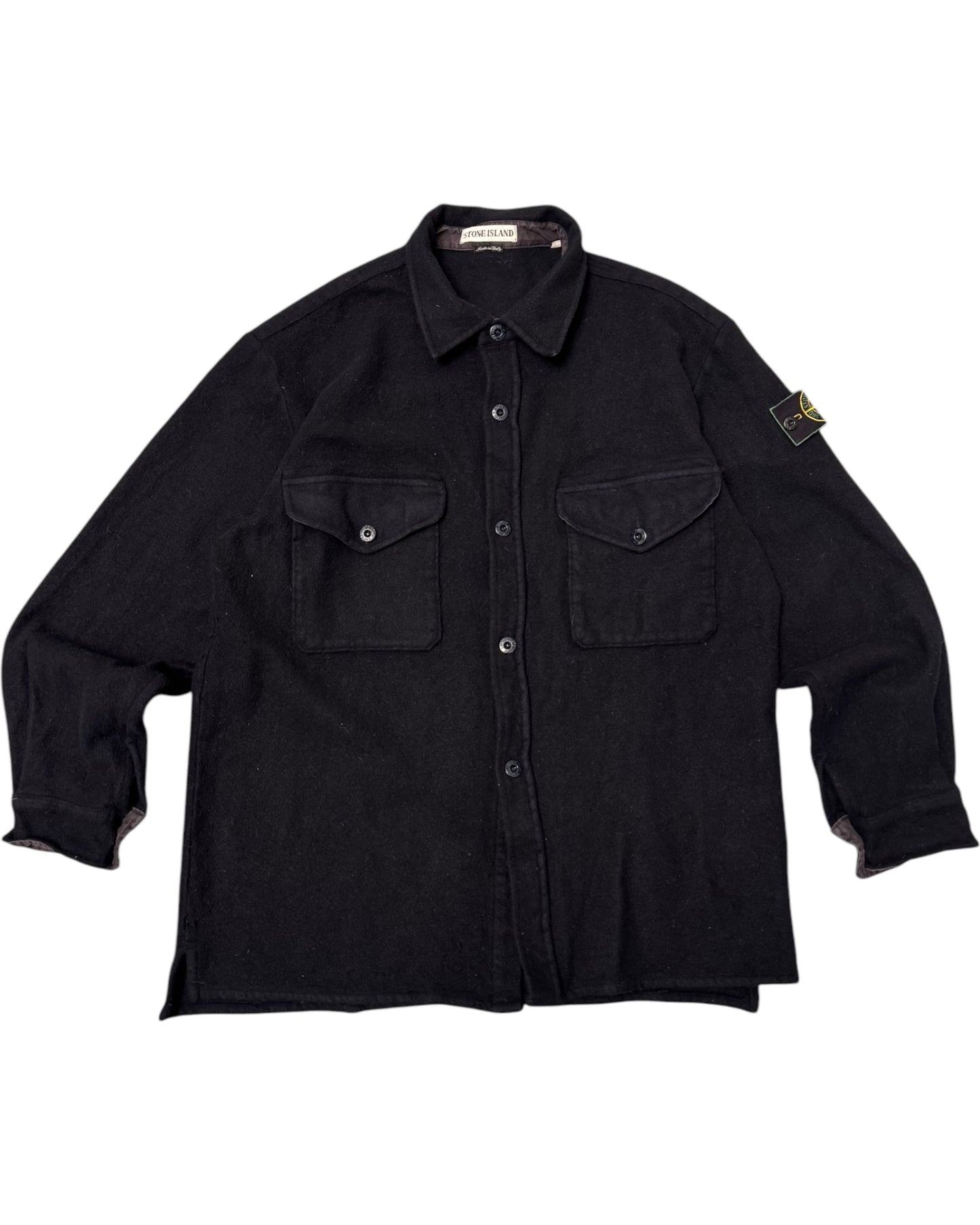 '96 Stone Island Wool Overshirt Jacket (L)