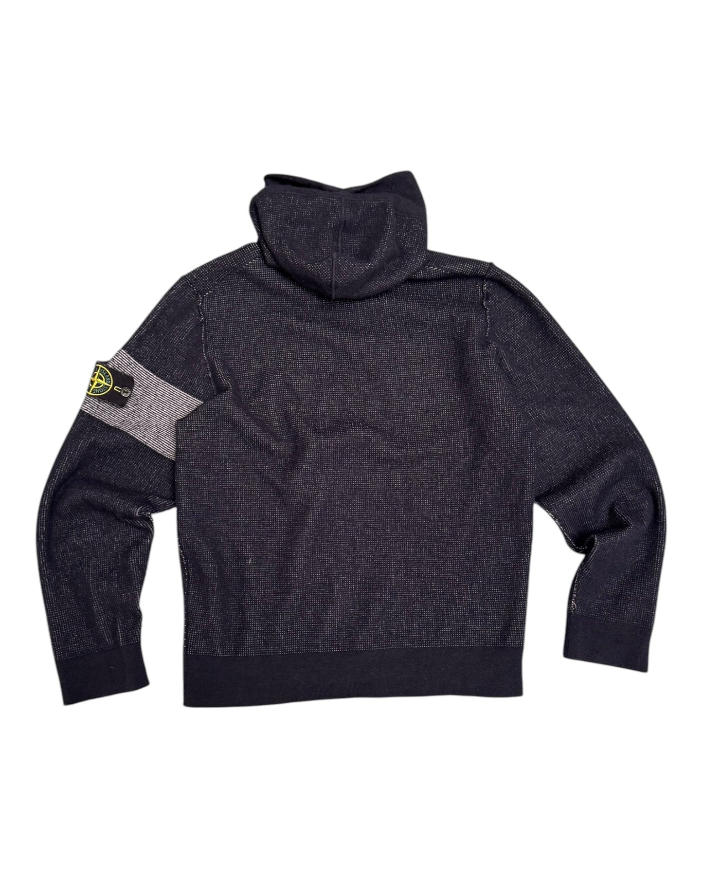 ‘09 Stone Island Reversible Contrast Knit Hoodie (S)