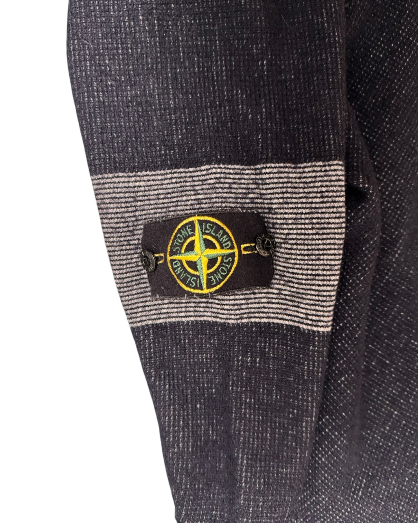 ‘09 Stone Island Reversible Contrast Knit Hoodie (S)