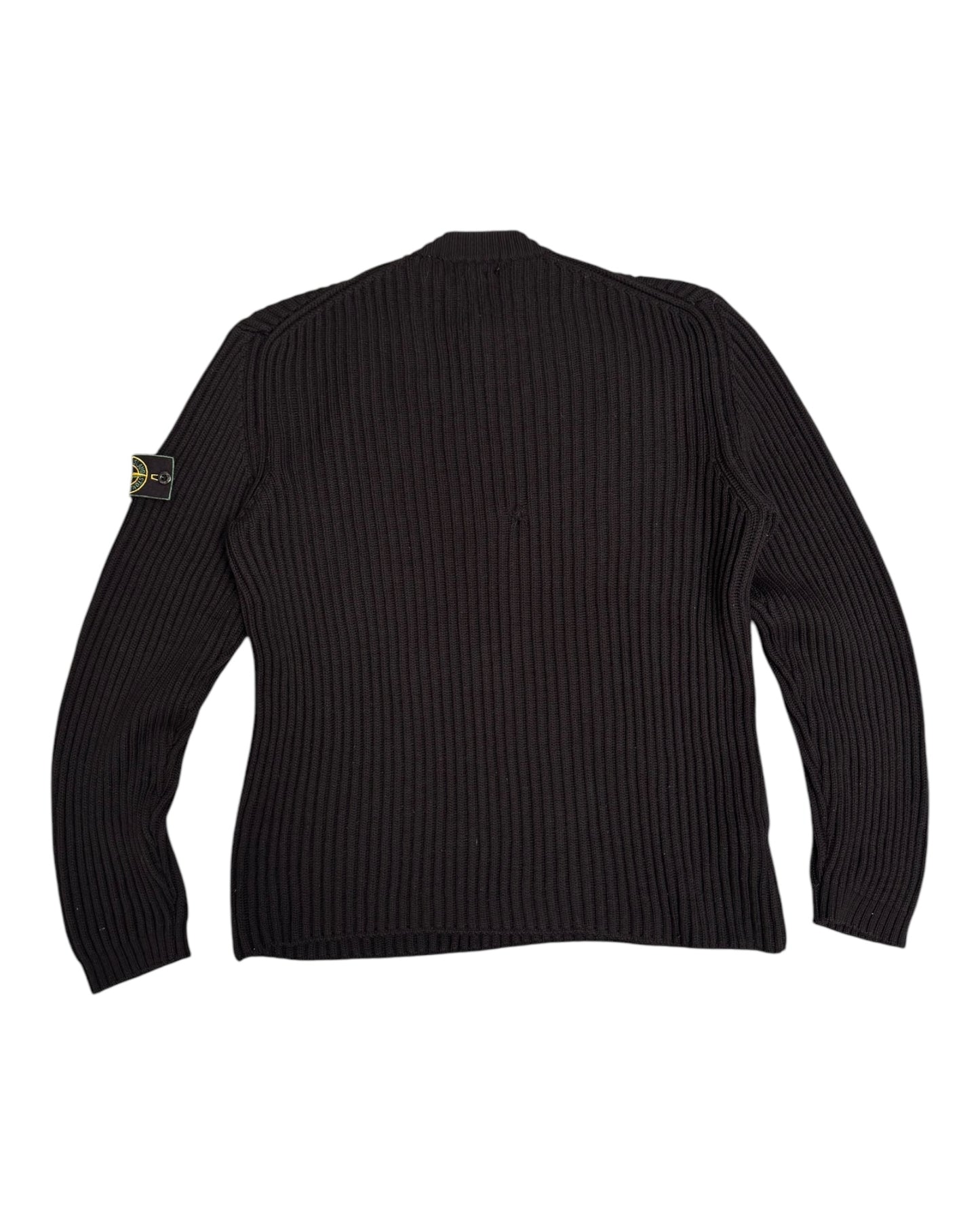 '97 Stone Island Virgin Wool Cable Knit Crewneck (L/XL)